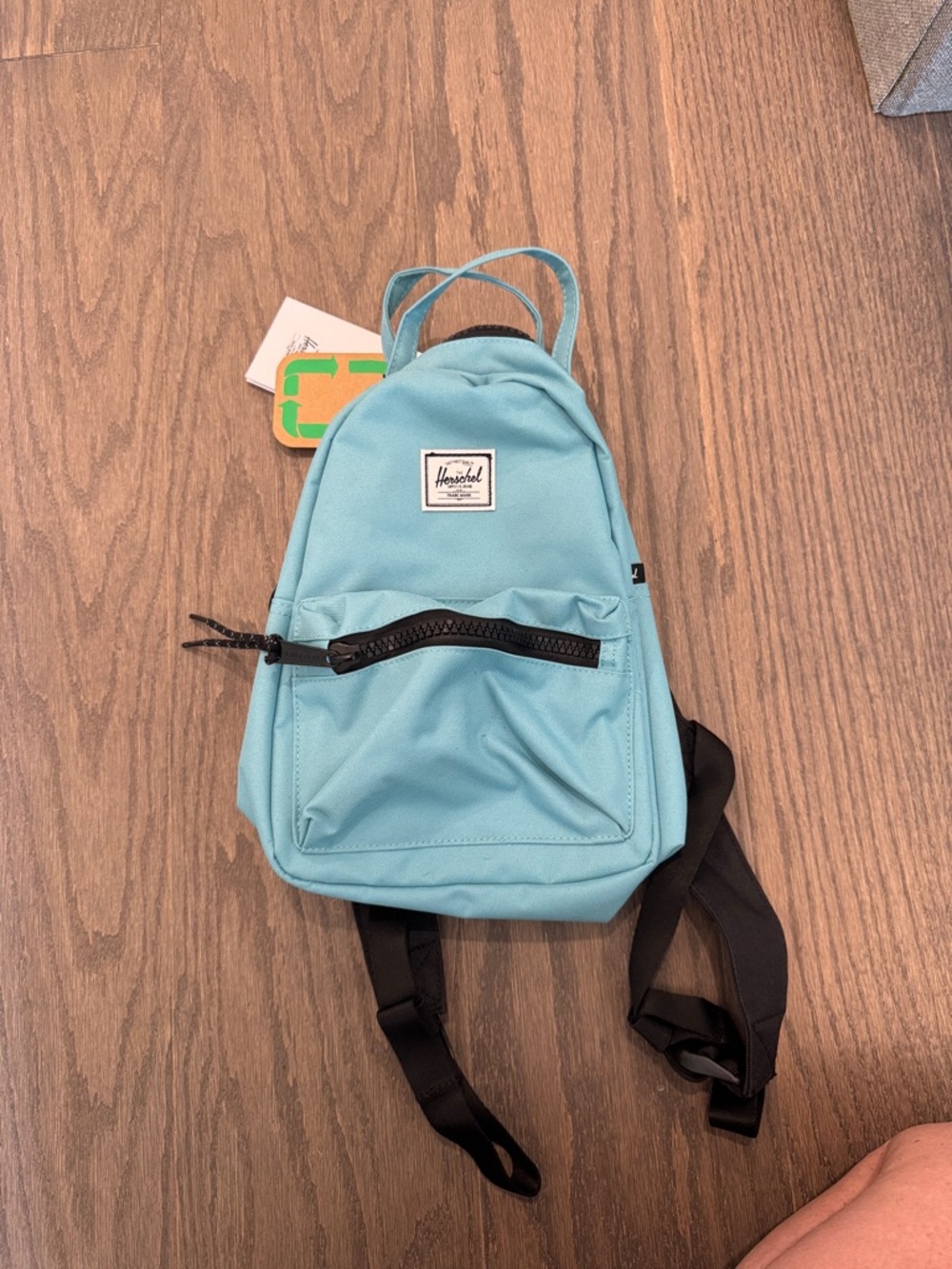 Herschel Supply Company Aqua Mini Backpack with Black Accents